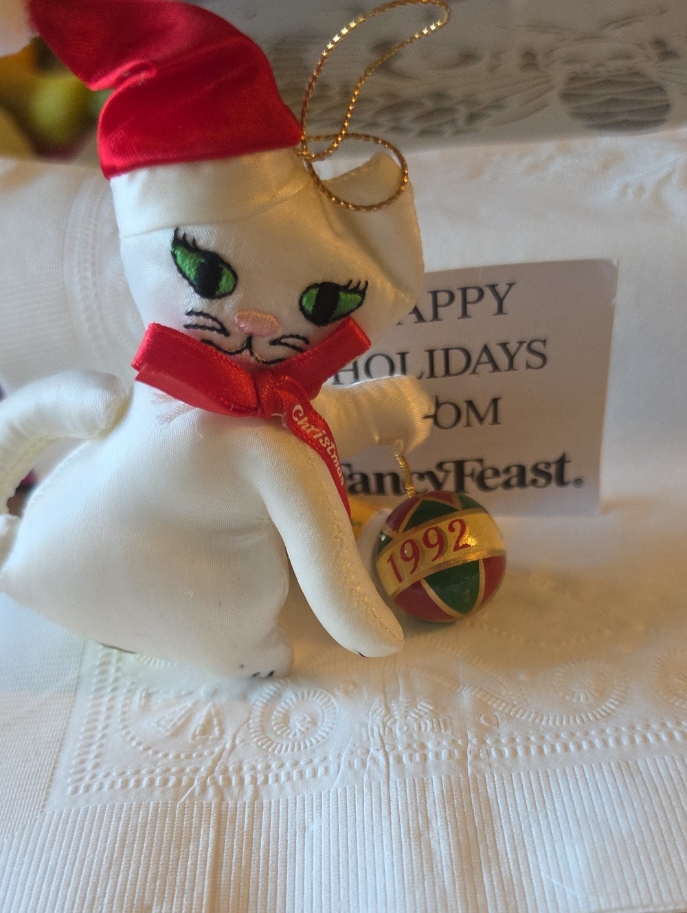 Fancy Feast Cat Ornament